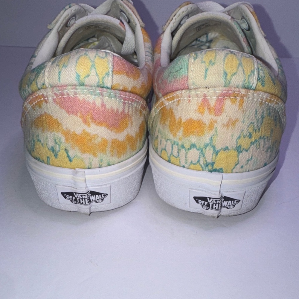 Vans “Psychedelic Tie-Dye” Canvas Shoes, New, W8.5 - Picture 5 of 7
